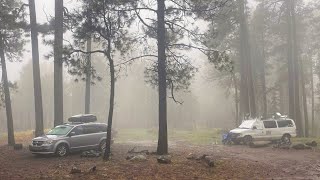 Will We Get Trapped at this Campsite? | Fighting Brutal Van Life Conditions in a Minivan Camper