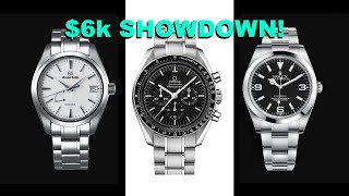 Rolex vs. Grand Seiko vs. Omega | $6k Watch Showdown