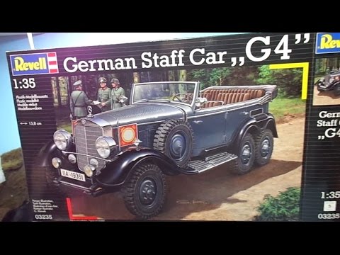 Maqueta coche German Staff Car G4 revell 03268 escala 1/72