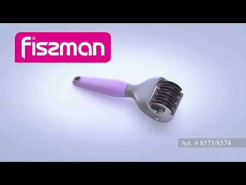 Роллер для фигурной нарезки теста 5 см (нерж. сталь)