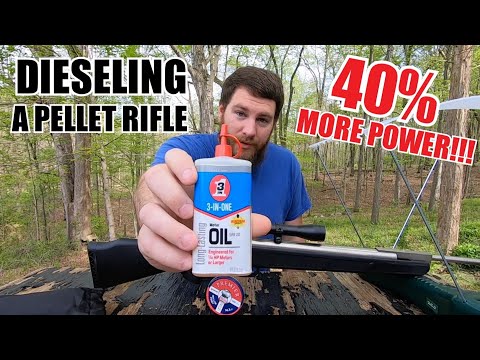 DIESELING A PELLET RIFLE. CHRONOGRAPH