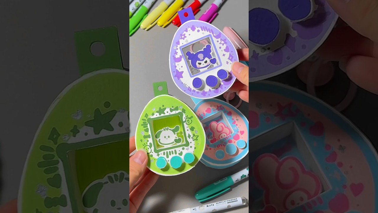 DIY Sanrio Paper Craft idea #sanrio  #papercraft  #diycrafts  #cindyasmr