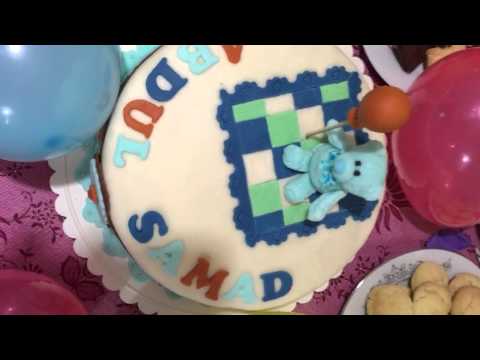 Abdul Samad 1st Birthday cake