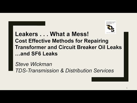 Leakers... What a Mess! Cost Effective Methods for Repairing Oil & SF6 Leaks in your Substation Transformers and Circuit Breakers