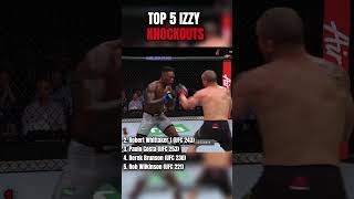 TOP 5 ADESANYA UFC KO'S