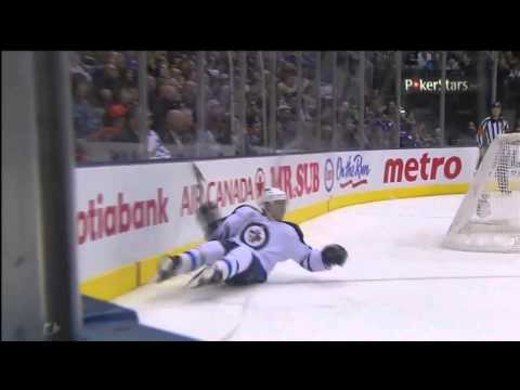 MacArthur Goal - Jets 0 vs Leafs 4 - Jan 5th 2012 (HD)