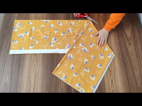 🌼 You'll Love Sewing a Blouse with This Technique | Very Profitable with Less Fabric 💯