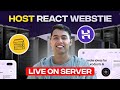 90 Host Your React Website On Hostinger Server