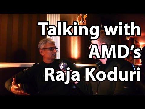 AMD's Raja Koduri talks moving past CrossFire, smaller GPU dies, HBM2 and more.