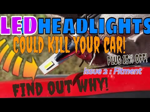LED Headlights can ruin your car?! CANBUS frequency interference SOLVED fix no start CEL + more