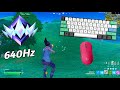 [ASMR] 🏆 Fortnite  SOLO VICTORY Cash Cup💤😴 Satisfying Keyboard 360 FPS