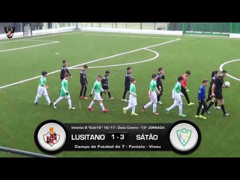 Infantis B "Sub-12" 16/17 - Zona Centro - 13ª Jornada [Lusitano FC 1-3 AD Sátão]
