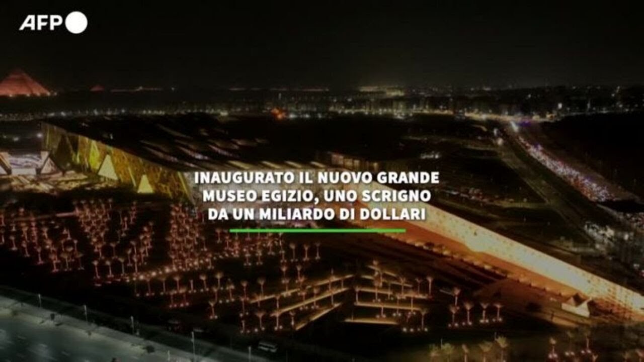 Inaugurato il nuovo grande museo egizio