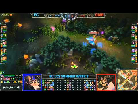 EG vs GMB - EvilGeniuses vs Gambit Gaming [LCS EU W3] avec Skyyart & Sarens