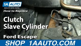 How To Replace Clutch Slave Cylinder 02-05 Ford Escape