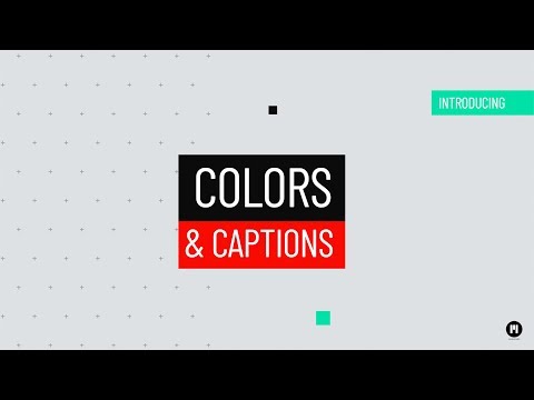 Colors & Captions Template for Apple Motion & FCPX - MotionVFX