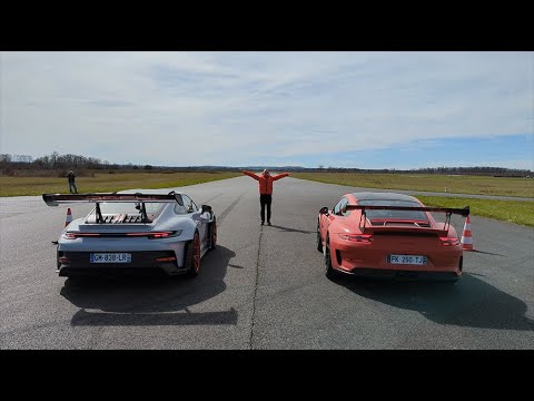 Drag race Porsche 991/2 VS 992 GT3 RS