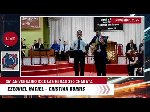 EZEQUIEL MACIEL - CRISTIAN BORRIS EN ANIVERSARIO ICCE LAS HERAS CHARATA CHACO.