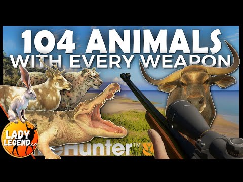 Hunting ALL 104 SPECIES with EVERY WEAPON in Call of the Wild!!!