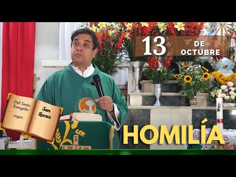 EVANGELIO DE HOY lunes 13 de octubre del 2025 - Padre Arturo Cornejo