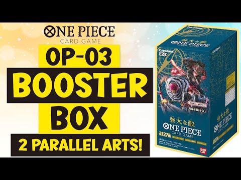 OP-03 PILLARS OF STRENGTH BOOSTER BOX OPENING! - One Piece Card Game