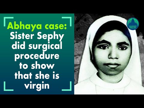 Legal advice was Sr Sephy could escape if she proved her virginity