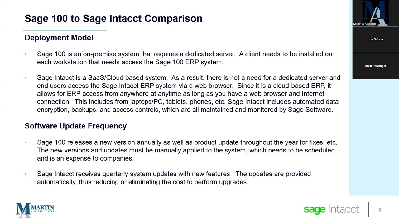 Why Companies using Sage 100 are Switching to Sage Intacct
