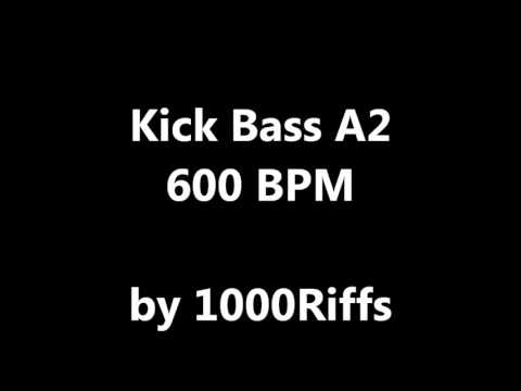Kick Bass Drum A2 : 600 BPM - Beats Per Minute