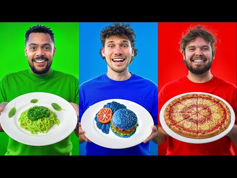 I Ate Only One Color Food For 24 Hours!