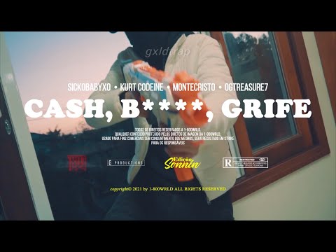 1-800 - Cash, Bitch, Grife (Sickobabyxo, Kurt Codeine, MonteCristo & Ogtreasure7) • Letra/Lyrics