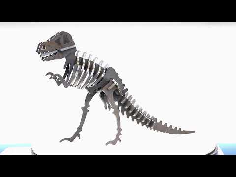 6000W/6KW Fiber Laser Cutting Machine Cutting Metal Dinosaur