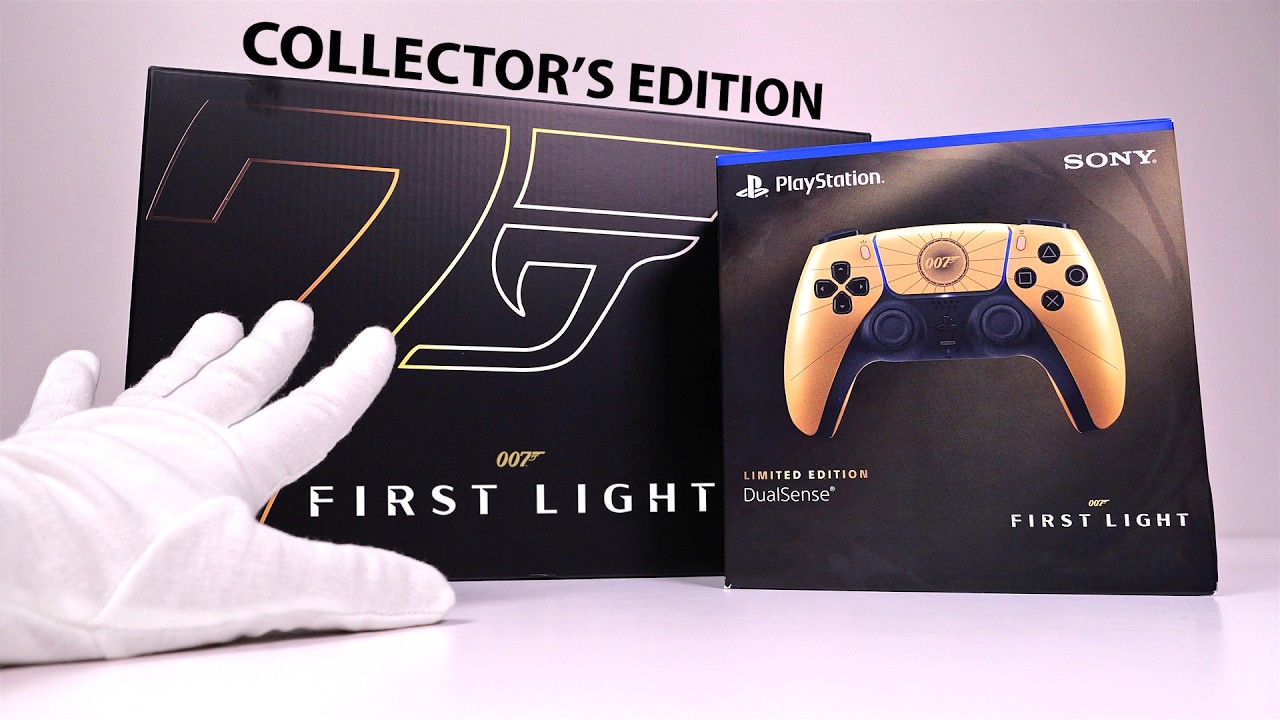 Unboxing 007 FIRST LIGHT DualSense + Collector's Edition (PS5 Pro Gameplay)