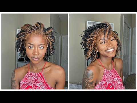 Dyeing my Locs for the 1st Time W/ NO BLEACH!! | Keke...