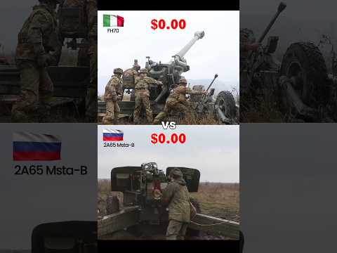 Italy’s FH70 vs Russia’s 2A65 Msta-B: Cost Per Shot
