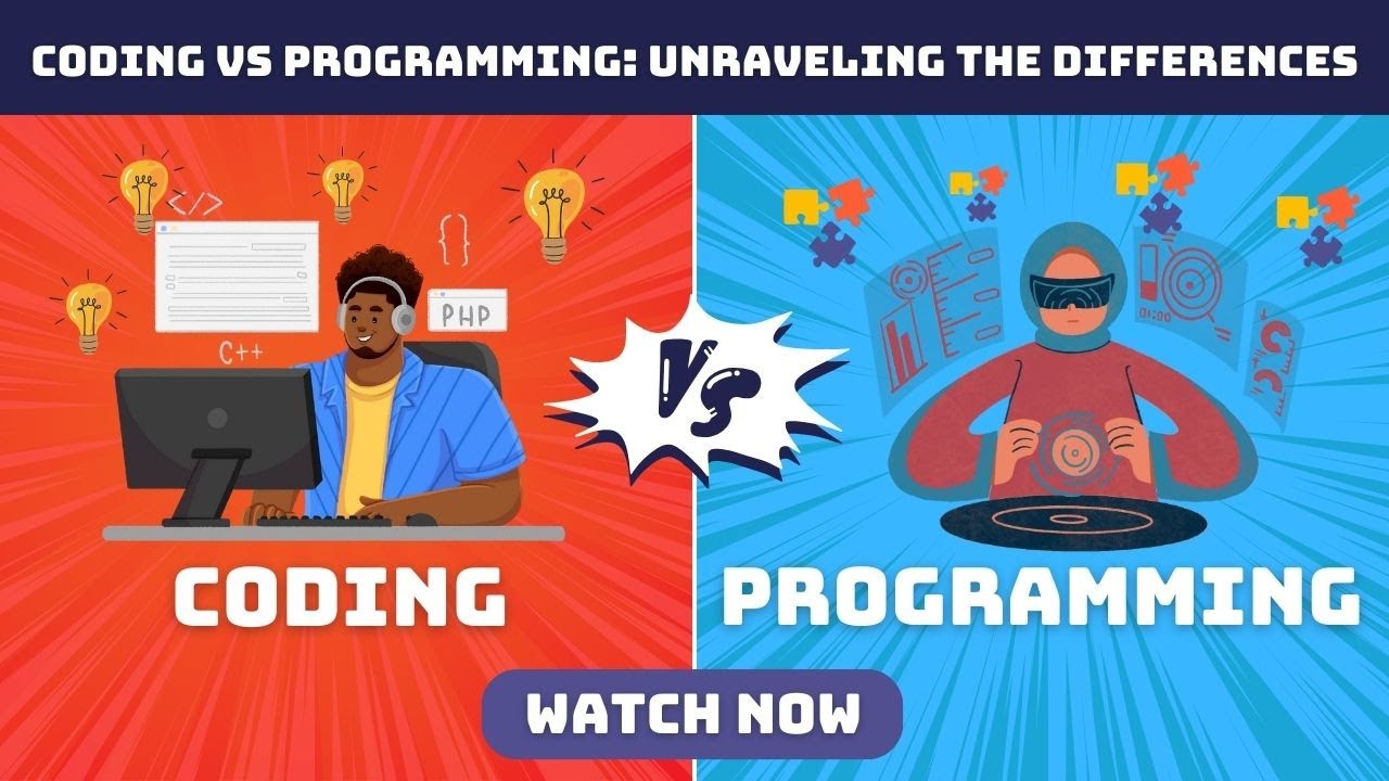 Coding vs Programming: Unraveling the Differences | Difference between Coding And Programming 2023