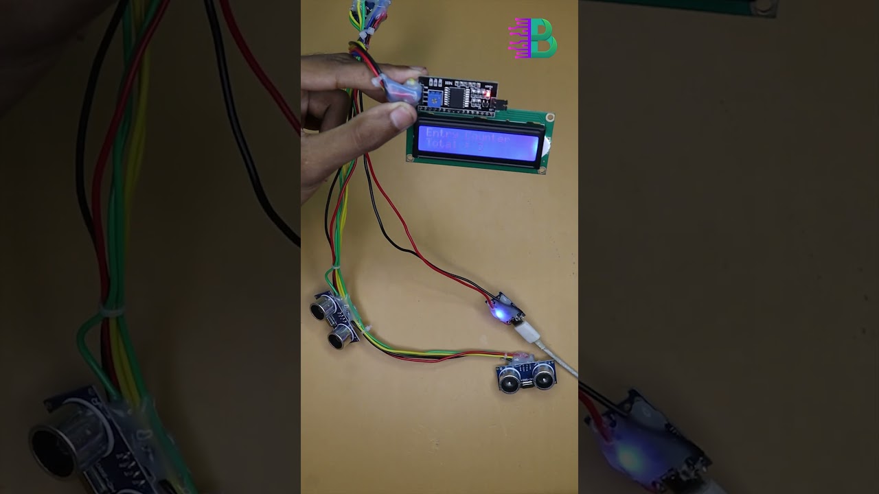 People and Vehicle Counter Using Ultrasonic Sensor Video Thumbnail