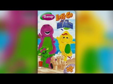 Barney Lets Go To The Beach Vhs