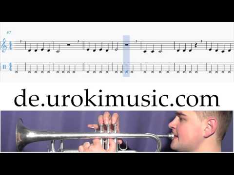 Trompete Lernen Mary Had A Little Lamb K#1 S#1 U#7 Noten Trompetenunterricht Schule Lied Lehrer Klas