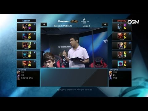 SSB vs ANC Game 1 Highlights - SBENU SONICBOOM vs REBELS ANARCHY - W10 LCK Champions Korea Summer