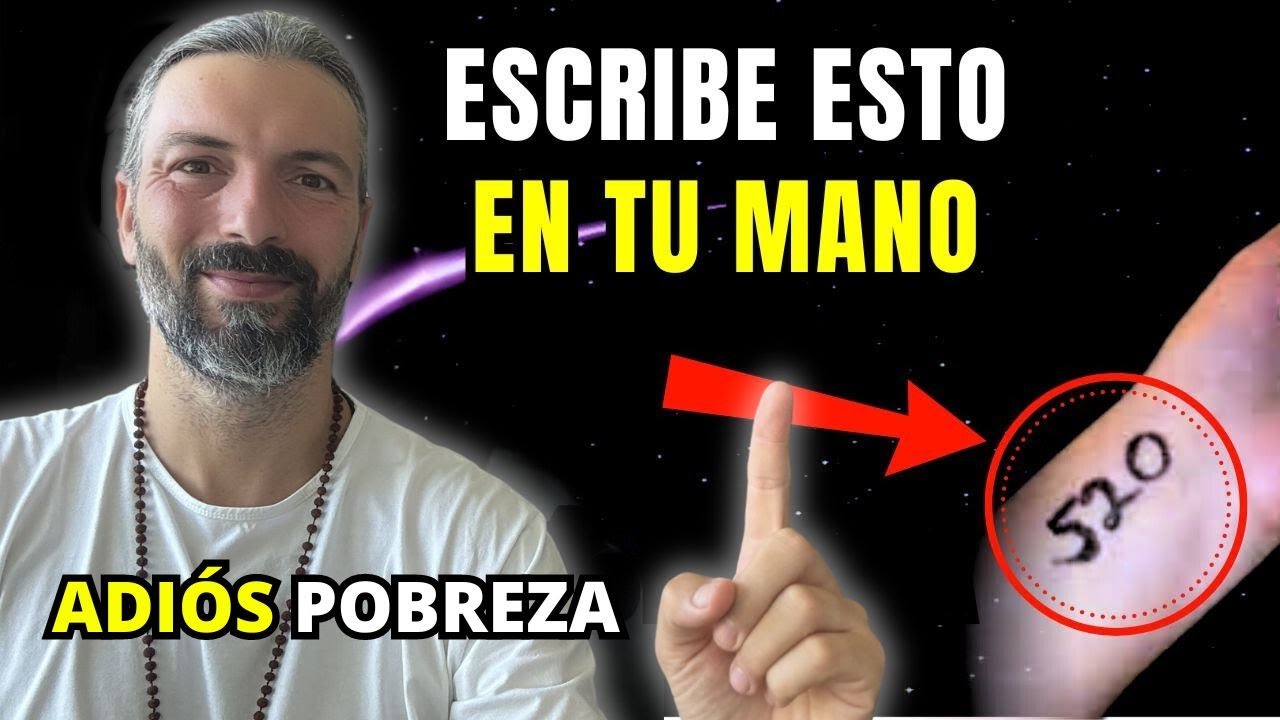 Escribe Estos 3 NÚMEROS en tu mano Y nunca te faltará DINERO ✨ | Lain García Calvo