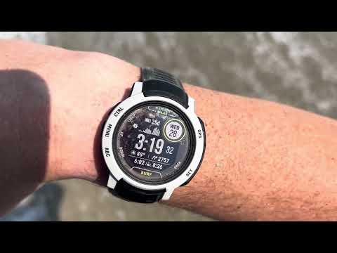 Field Testing the Garmin Instinct 2 Solar Surf Edition Watch at Carolina Beach