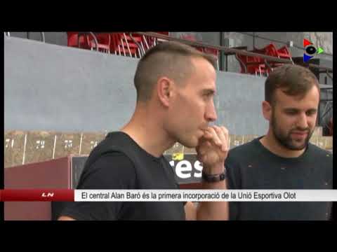 El central Alan Baró és el primer fitxatge de la Unió Esportiva Olot 18/19
