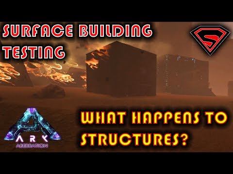 ARK ABERRATION SURFACE BUILDING TESTING - CAN YOU BUILD ON THE SURFACE & WHAT WILL HAPPEN IF YOU DO