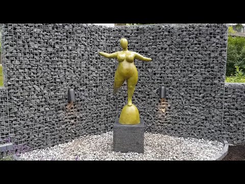 Dicke Frau Figur, Bronze