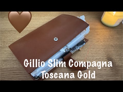 Unboxing Gillio Slim Compagna in Toscana Gold - my travel planner