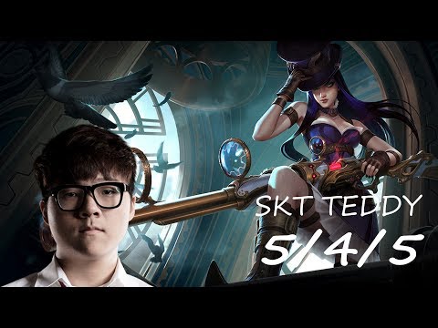 T1 Teddy Stream, Teddy Caitlyn KDA 5/4/5