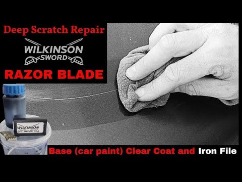 How To Repair DEEP SCRATCH in Car Paint/RAZOR (DIY)