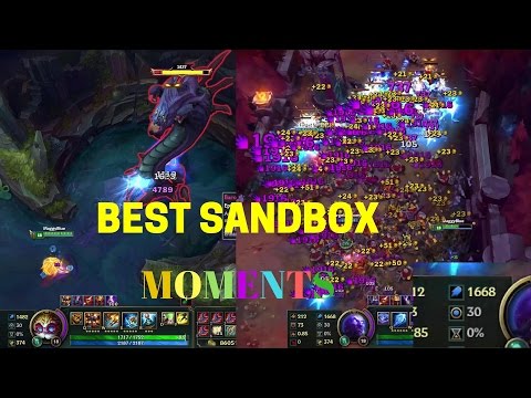 BEST PRACTICE TOOL MOMENTS ( SANDBOX MODE ) - ONESHOT BARON - LEGUE OF LEGENDS