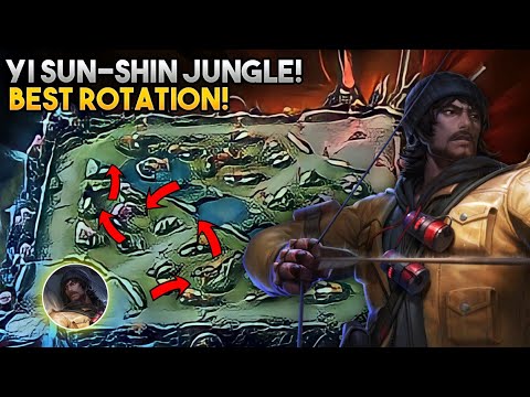 YI SUN-SHIN JUNGLE! BEST ROTATION 🔥 | YSS BEST BUILD | BROKEN BUILD | TOP 1 GLOBAL YSS | MLBB✓