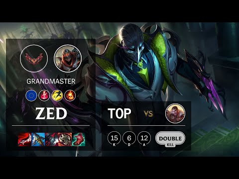 Zed Top vs Jayce - EUW Grandmaster Patch 12.4